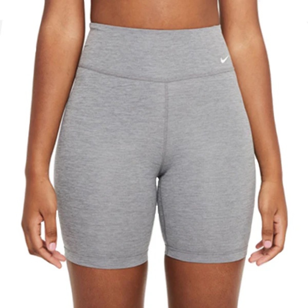Women’s Nike One Mid Rise 7 inch Bike Shorts Grey